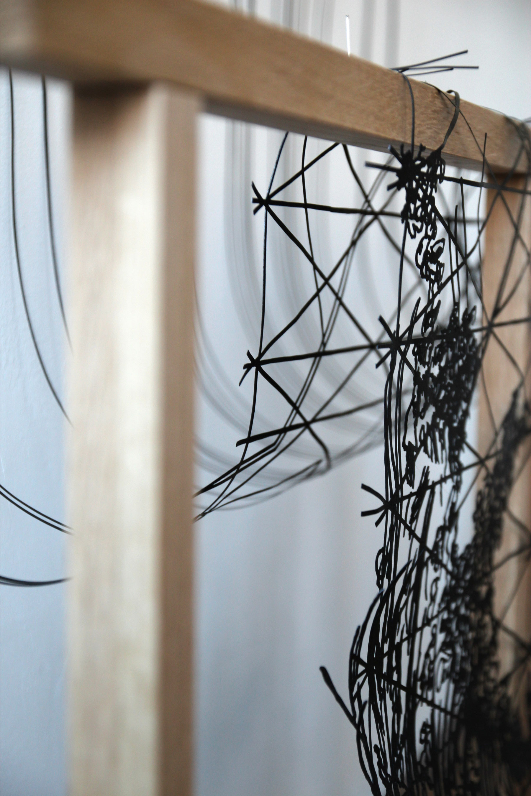 Papierschnitt , Eichenholzbock 2014